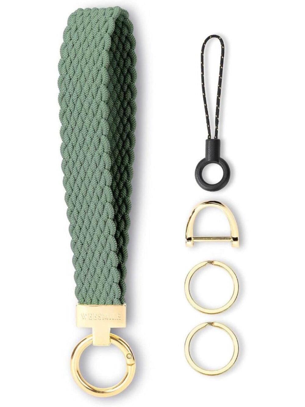 Stretchy Keychain Wristlet for Car Keys, Versatile Key Ring Holder Accessory